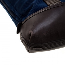 Pre Owned TUMI Blue/Brown Nylon Alpha Bravo Beaufort Tote