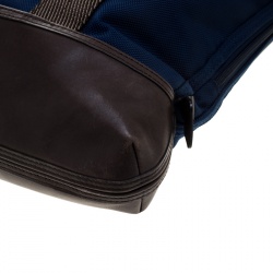 Pre Owned TUMI Blue/Brown Nylon Alpha Bravo Beaufort Tote