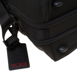 Pre Owned TUMI Black Nylon Alpha 2 Double Expansion Duffel Bag