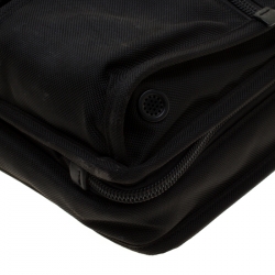 Pre Owned Tumi Black Nylon Alpha T-Pass Expandable Laptop Briefcase