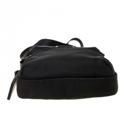 Tumi Black Nylon and Leather Alpha Bravo Braton Crossbody Bag