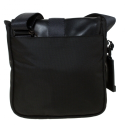 Tumi Black Nylon and Leather Alpha Bravo Braton Crossbody Bag