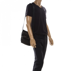 Tumi Black Nylon and Leather Alpha Bravo Braton Crossbody Bag