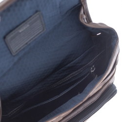 TUMI Brown/Black Leather Alpha Bravo Barstow Messenger Bag