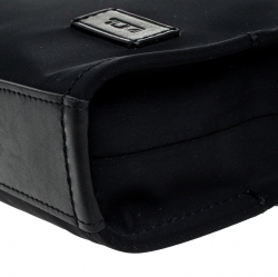 Pre Owned Tumi Black Nylon Messenger Bag