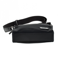 Pre Owned Tumi Black Nylon Messenger Bag