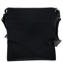 Pre Owned Tumi Black Nylon Messenger Bag