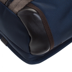 Pre Owned Tumi Blue/Brown Nylon Saratoga Sling Backpack