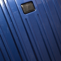 Pre Owned TUMI Blue Hardcase V3 4 Wheel Luggage