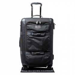 Pre Owned TUMI Black/Brown Nylon 4 Wheel Henderson Short Trip Expandable Luggage