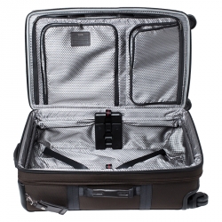 Pre Owned TUMI Black/Brown Nylon 4 Wheel Henderson Short Trip Expandable Luggage