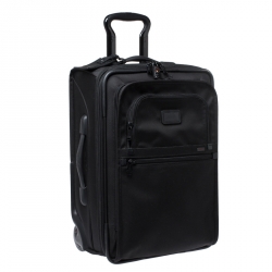 Pre Owned TUMI Black Nylon 2 Wheel Continental Carry On Luggage