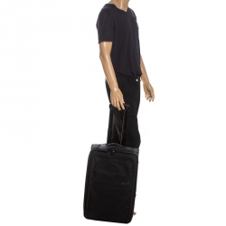 Pre Owned TUMI Black Nylon 2 Wheel Continental Carry On Luggage