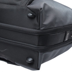 Pre Owned Tumi Grey/Black Nylon Alpha 2 Double Expansion Travel Duffel Bag