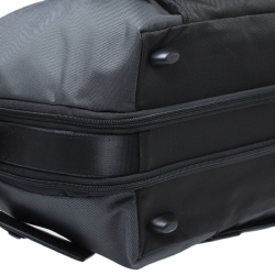 Pre Owned Tumi Grey/Black Nylon Alpha 2 Double Expansion Travel Duffel Bag