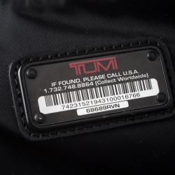 Pre Owned TUMI Navy Blue Nylon and Leather Sling Backpack