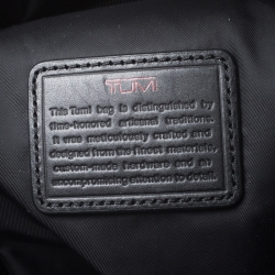 Pre Owned TUMI Navy Blue Nylon and Leather Sling Backpack