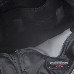 Pre Owned TUMI Navy Blue Nylon and Leather Sling Backpack