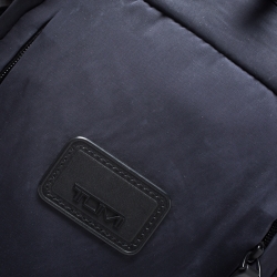 Pre Owned TUMI Navy Blue Nylon and Leather Sling Backpack