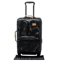 Pre Owned TUMI Black/Camo Balistic Nylon and Coated Fabric Alpha Bravo Kirtland Expandable Carry On Luggage
