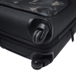 Pre Owned TUMI Black/Camo Balistic Nylon and Coated Fabric Alpha Bravo Kirtland Expandable Carry On Luggage