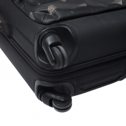 Pre Owned TUMI Black/Camo Balistic Nylon and Coated Fabric Alpha Bravo Kirtland Expandable Carry On Luggage