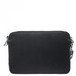 Tumi Black Leather Crossbody Bag 