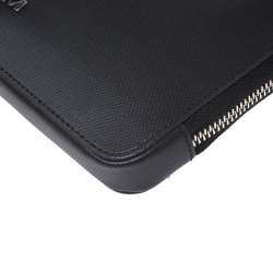 Tumi Black Leather Crossbody Bag 