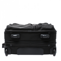 Tumi Black Nylon Alpha Deluxe Roller Briefcase