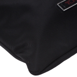 Pre Owned Tumi Black Nylon and Leather Crossbody Bag