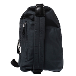 Pre Owned TUMI Grey Nylon Voyageur Brive Sling Backpack