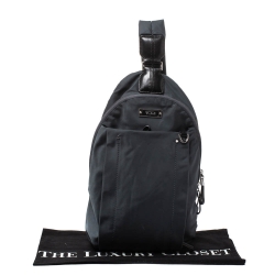 Pre Owned TUMI Grey Nylon Voyageur Brive Sling Backpack