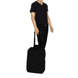 Pre Owned Tumi Black Nylon Alpha II 2 Wheel Luggage 50