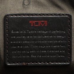 Pre Owned Tumi Black Nylon and Leather Nickerson 3 Pocket Expansion Backpack