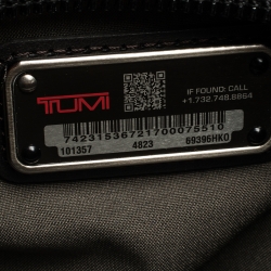 Pre Owned Tumi Black Nylon and Leather Nickerson 3 Pocket Expansion Backpack