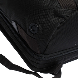 Pre Owned Tumi Black Nylon and Leather Nickerson 3 Pocket Expansion Backpack