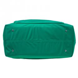 Pre Owned Tumi Green Nylon Voyageur Dublin Weekender Duffel Bag