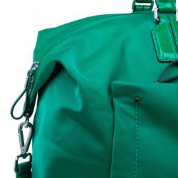 Pre Owned Tumi Green Nylon Voyageur Dublin Weekender Duffel Bag