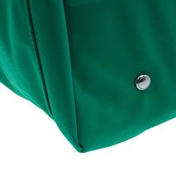 Pre Owned Tumi Green Nylon Voyageur Dublin Weekender Duffel Bag