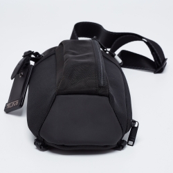 Pre Owned TUMI Black Nylon and Leather Alpha Bravo Esports Pro Sling Bag 