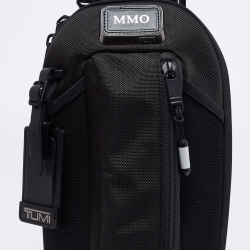 Pre Owned TUMI Black Nylon and Leather Alpha Bravo Esports Pro Sling Bag 