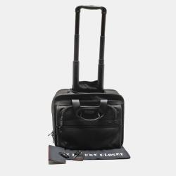 Pre Owned TUMI Black Nylon Deluxe 2 Wheeled Alpha Laptop Briefcase