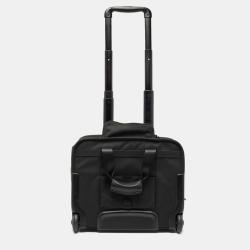 Pre Owned TUMI Black Nylon Deluxe 2 Wheeled Alpha Laptop Briefcase