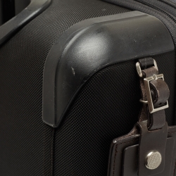 Pre Owned TUMI Brown Nylon Alpha Bravo Kirtland International Expandable Carry On Luggage