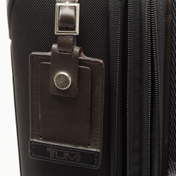 Pre Owned TUMI Brown Nylon Alpha Bravo Kirtland International Expandable Carry On Luggage