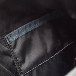 Pre Owned TUMI Grey/Black Nylon and Leather Messenger Bag