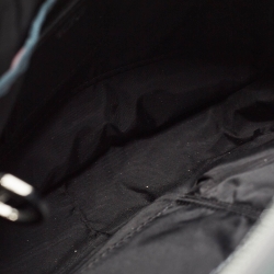 Pre Owned TUMI Grey/Black Nylon and Leather Messenger Bag