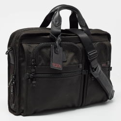 Pre Owned TUMI Black Nylon Large Alpha Laptop Case Bag
