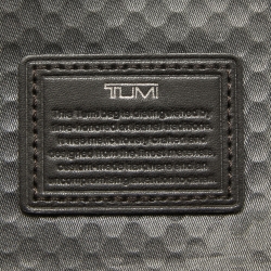 Pre Owned TUMI Blue/Brown Nylon and Leather Glenview Expandable Messenger Bag