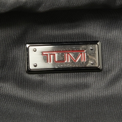 Pre Owned TUMI Black Leather G4 Tri Fold Garment Bag